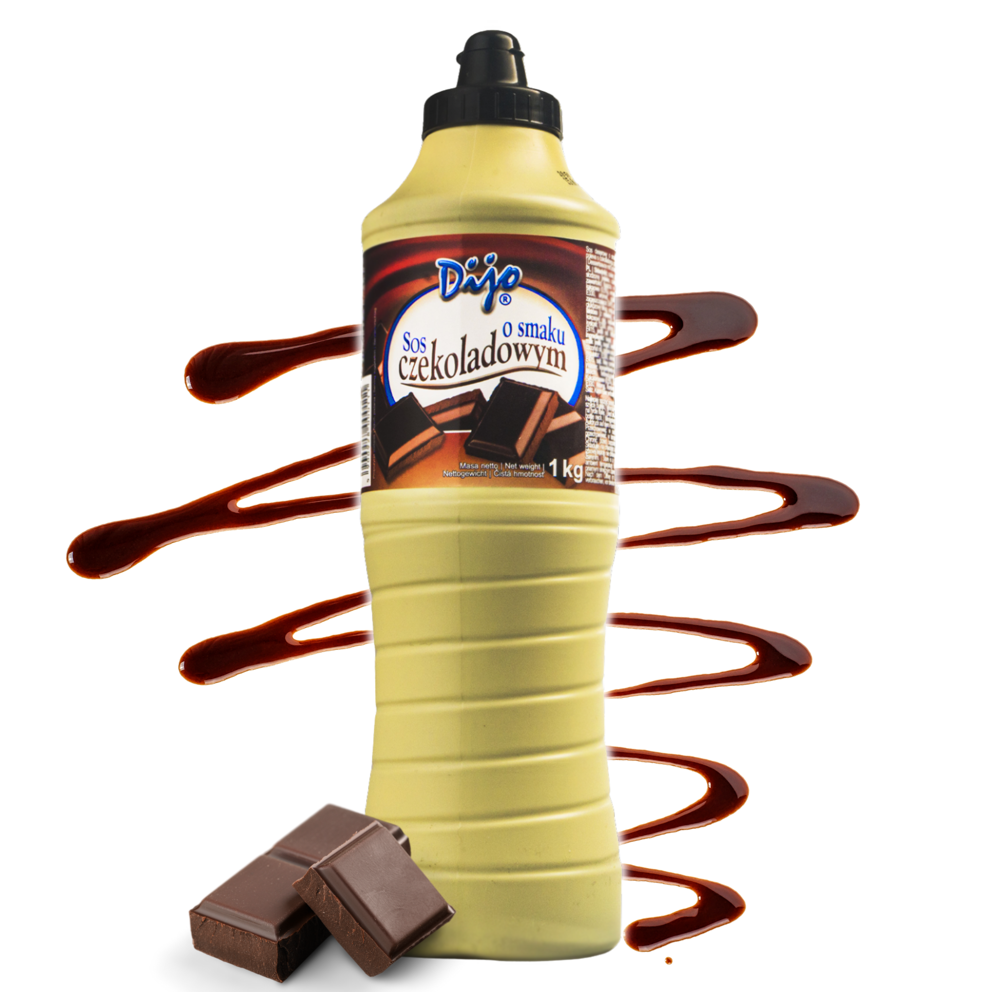 Sos polewa do lodów Czekoladowy 1000 ml Dijo 1l