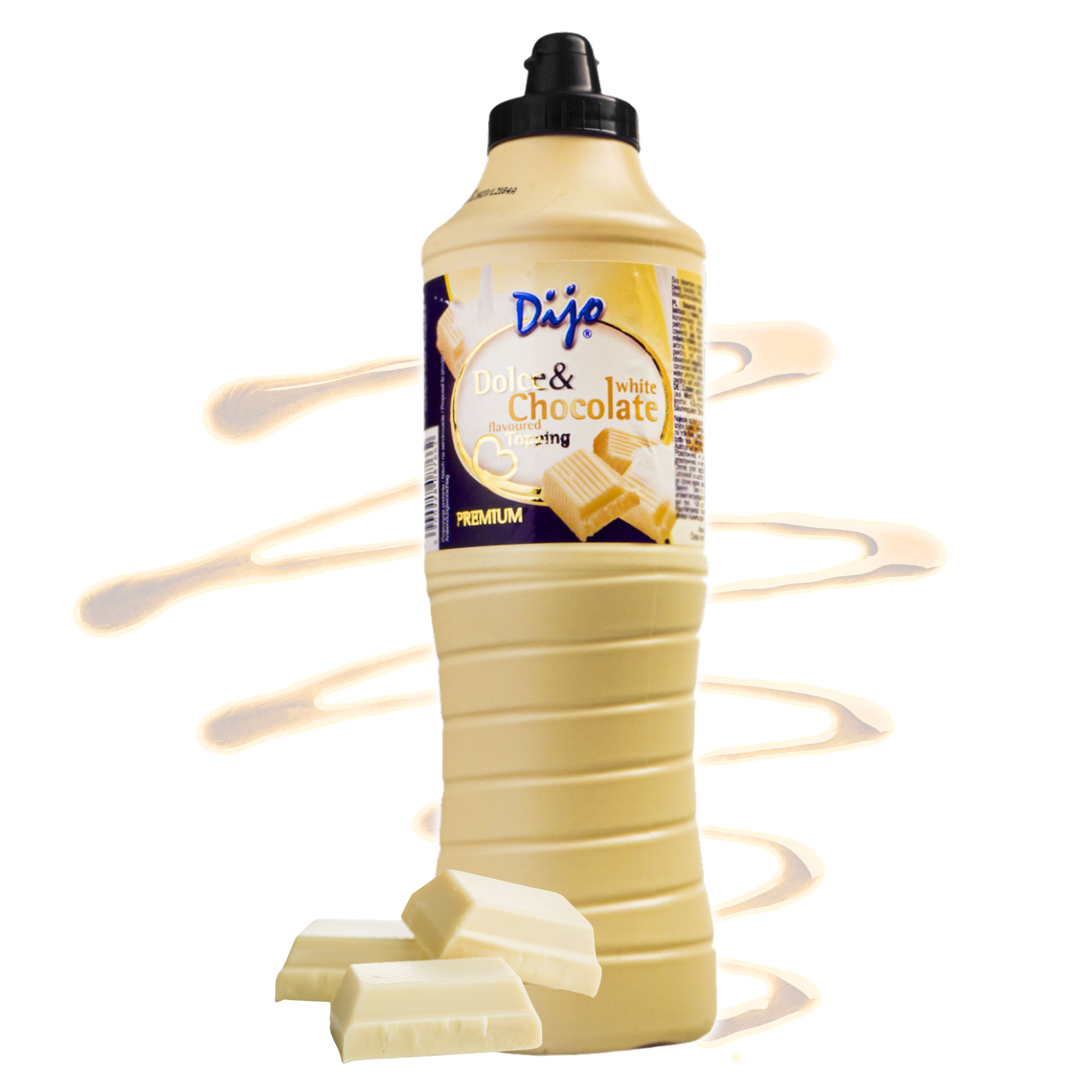 Sos polewa do lodów Czekolada biała 1000 ml Dijo 1l