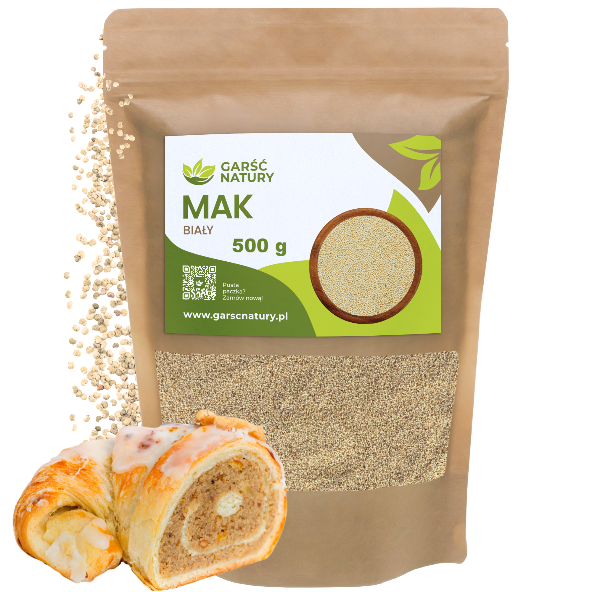 Mak biały 500g na Rogale Marcińskie PREMIUM