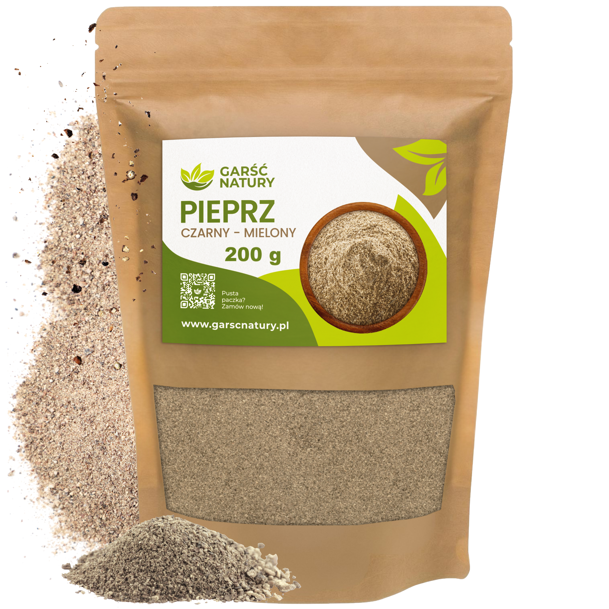 Pieprz czarny mielony 200g