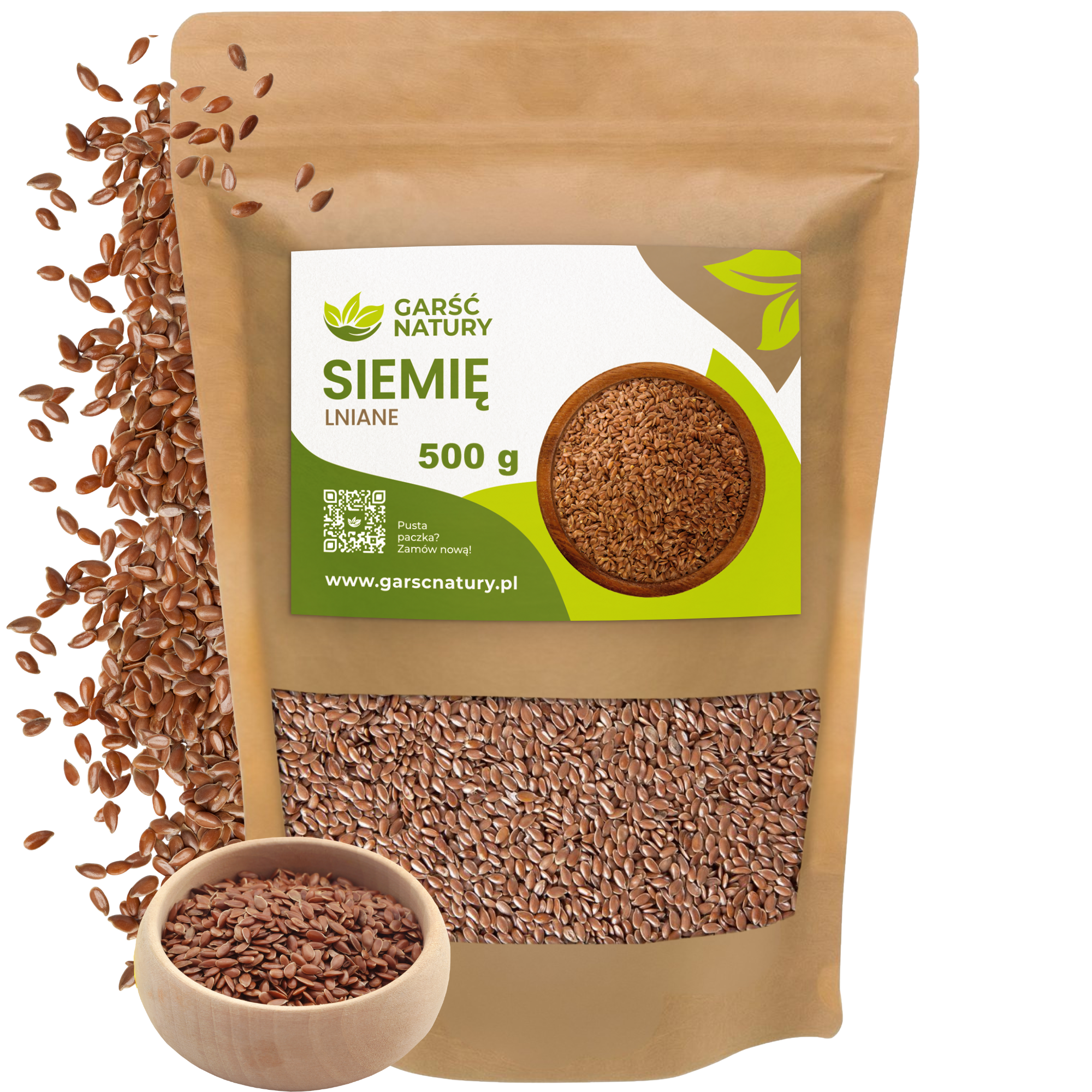 Siemię lniane 500 g