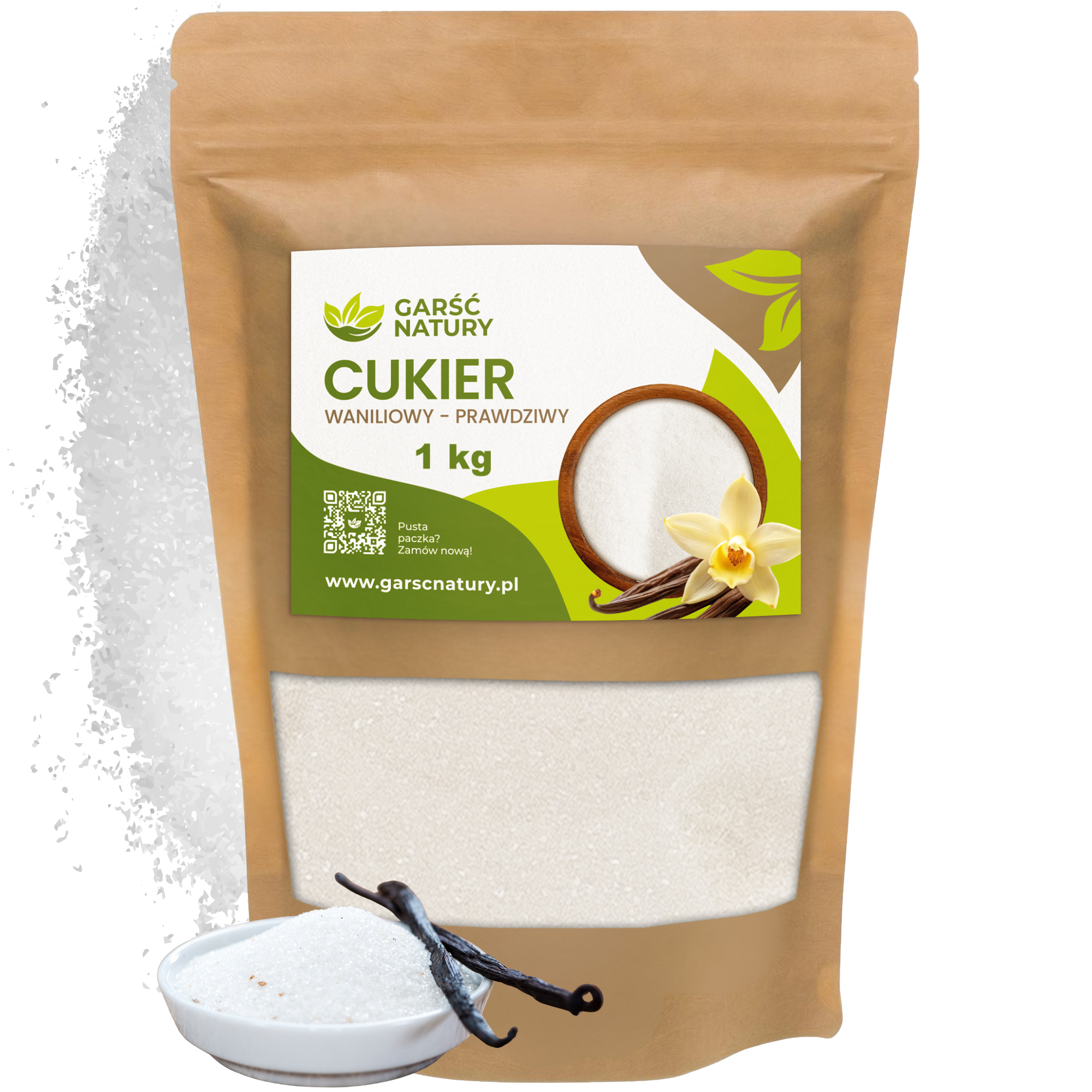 Cukier waniliowy prawdziwy 1kg