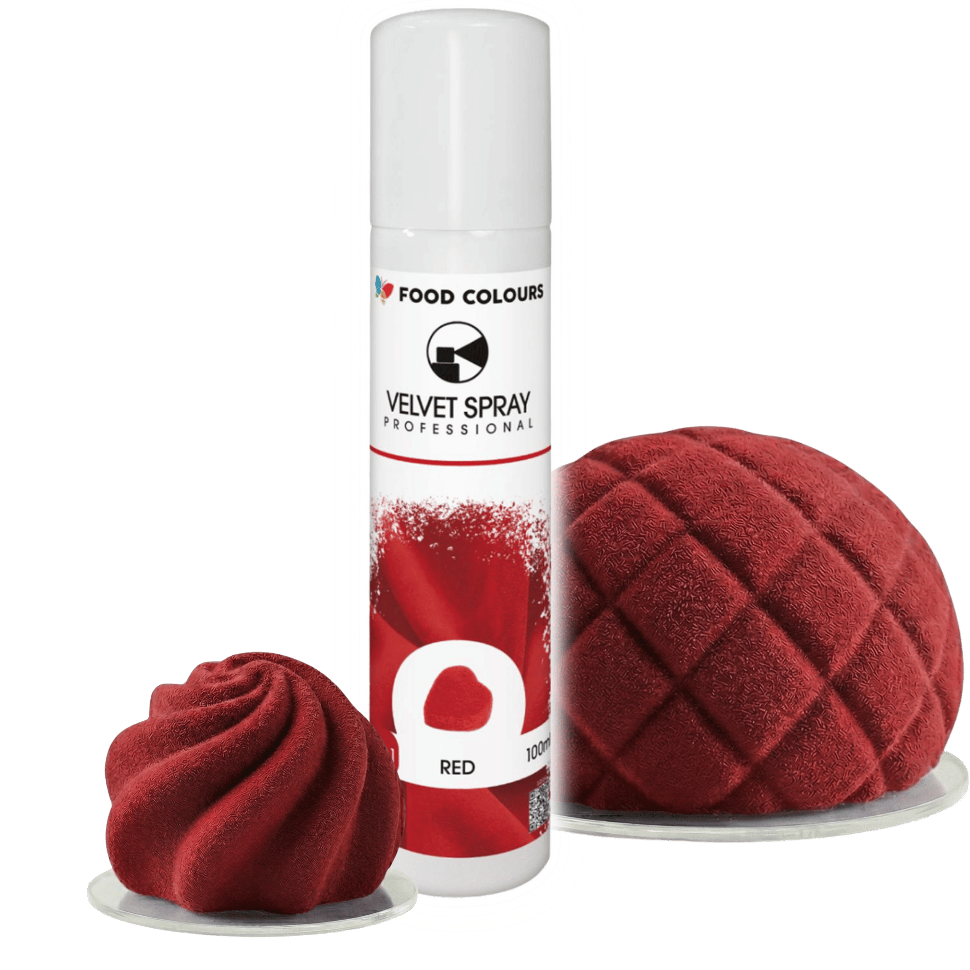 Barwnik spożywczy zamsz w sprayu Burgundowy 100ml Food Colours