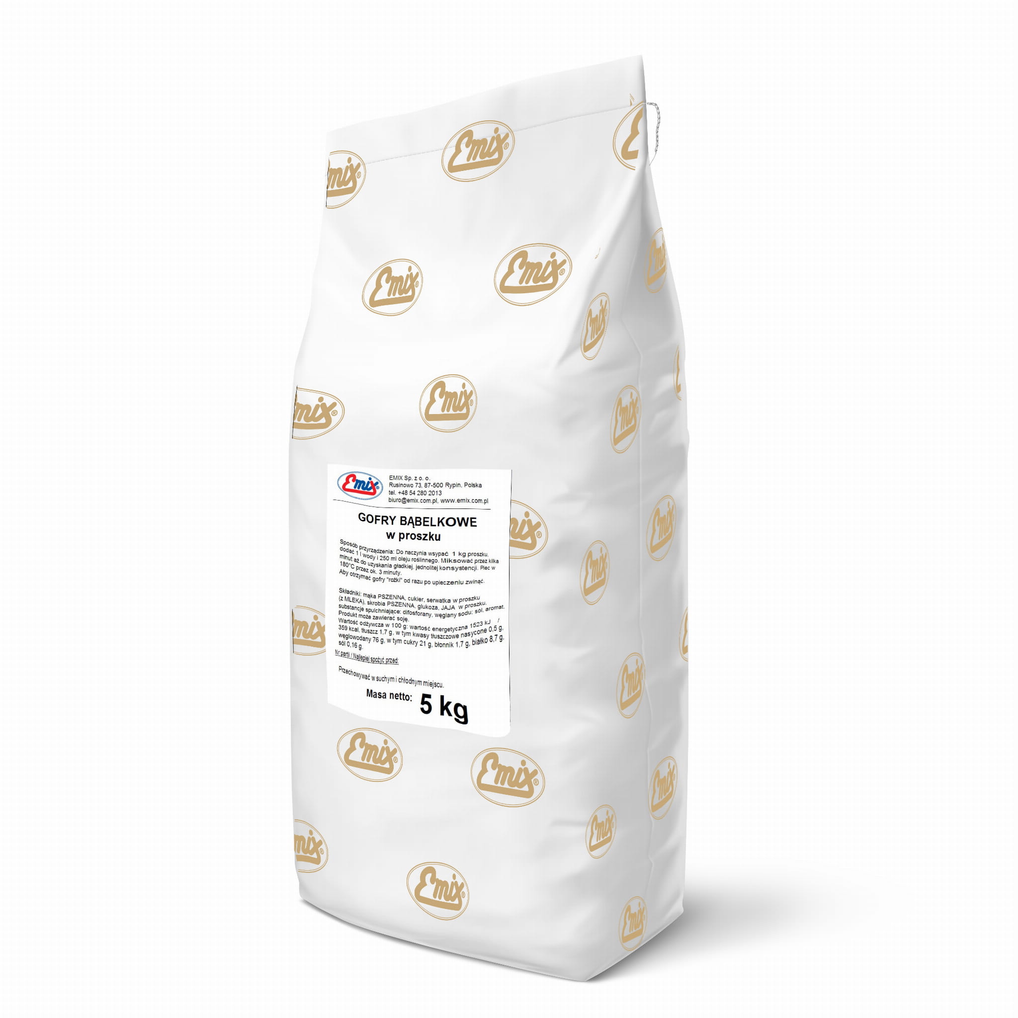 Ciasto na GOFRY Bąbelkowe 5kg EMIX Mieszanka XL