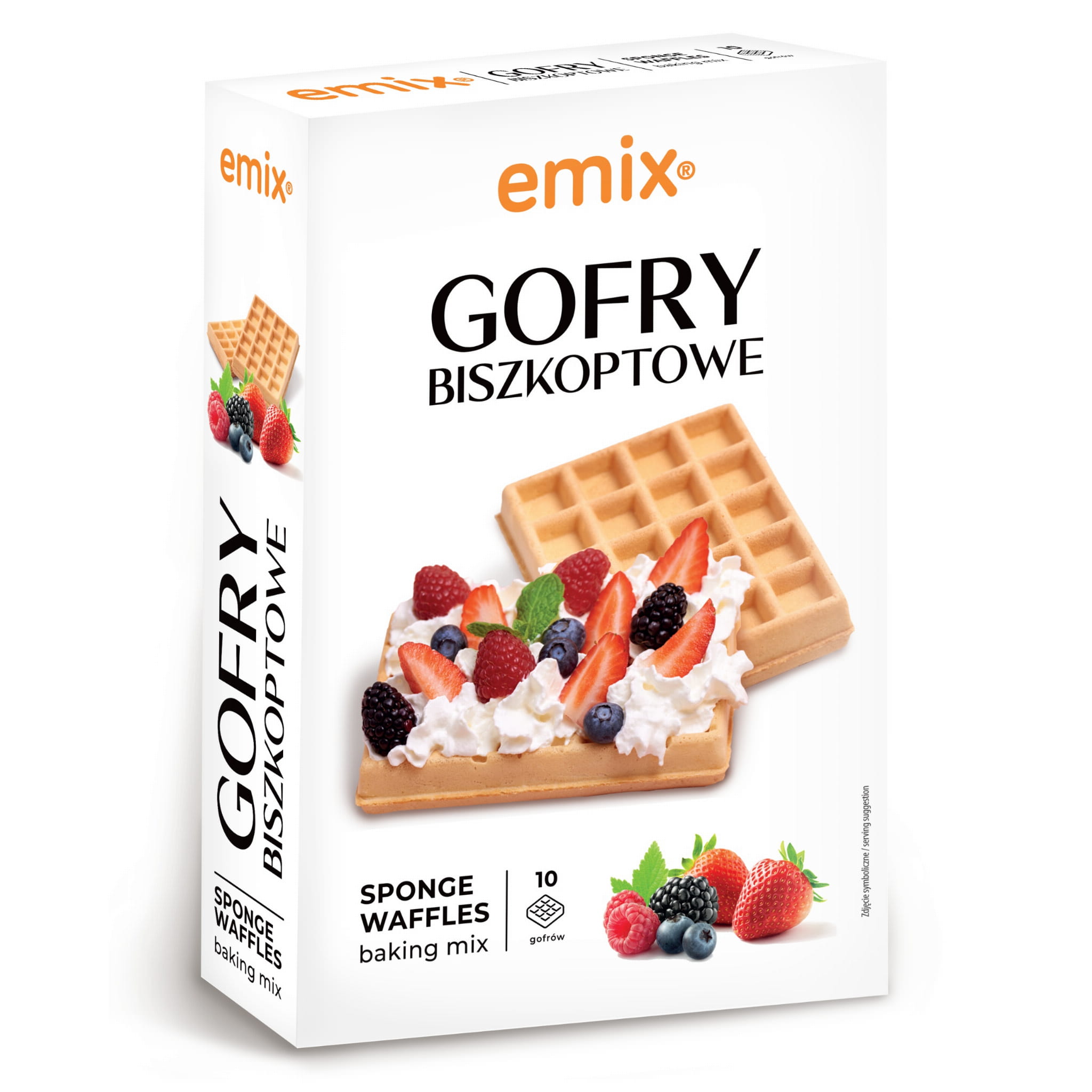 Ciasto na GOFRY Biszkoptowe 0,5kg EMIX Mieszanka
